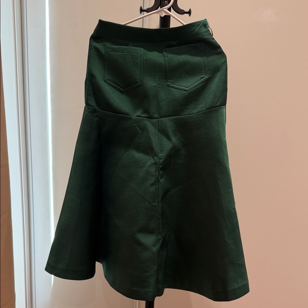 Style Mafia Forest Green A-Line Skirt
